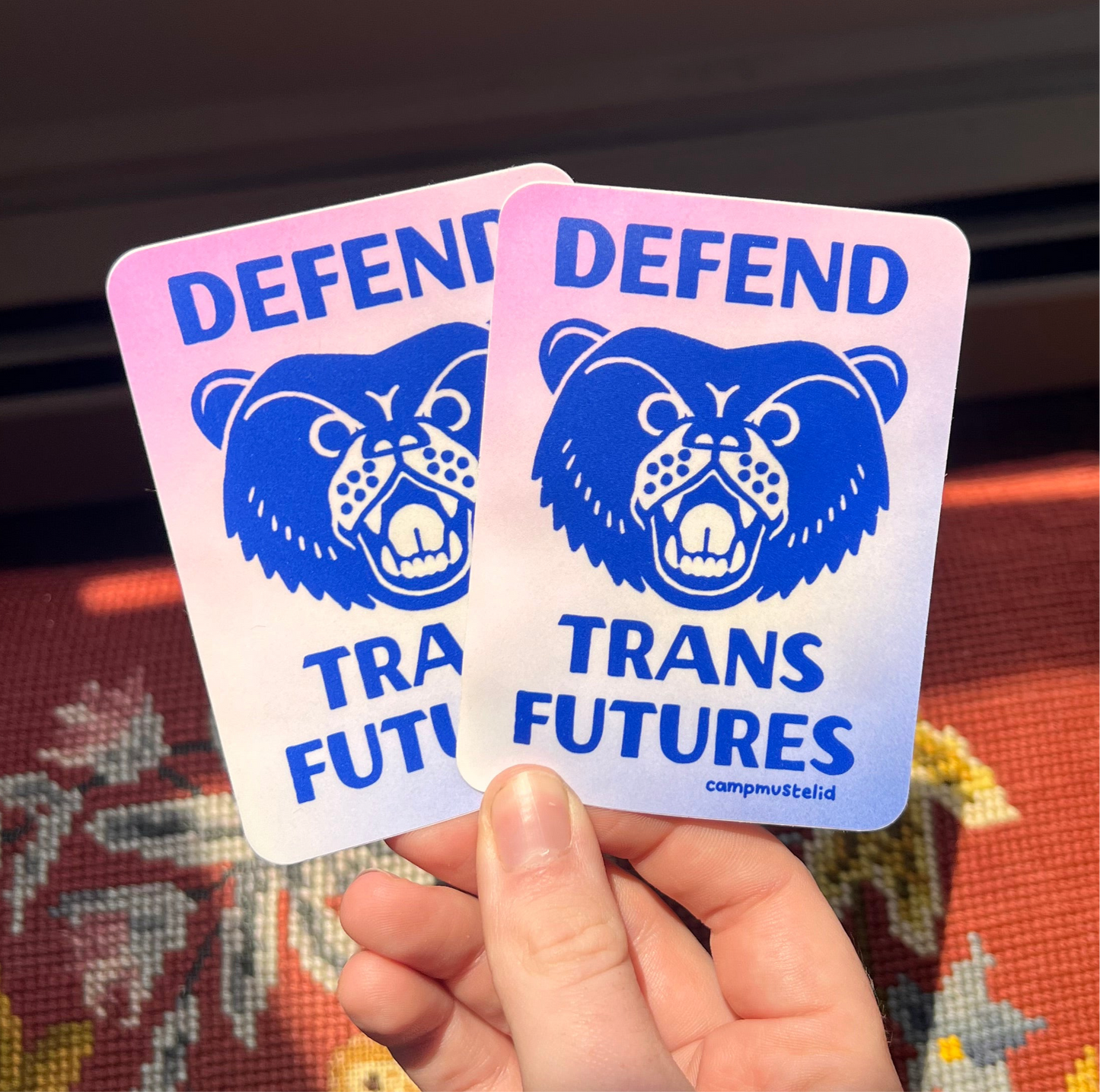 Defend Trans Futures Sticker