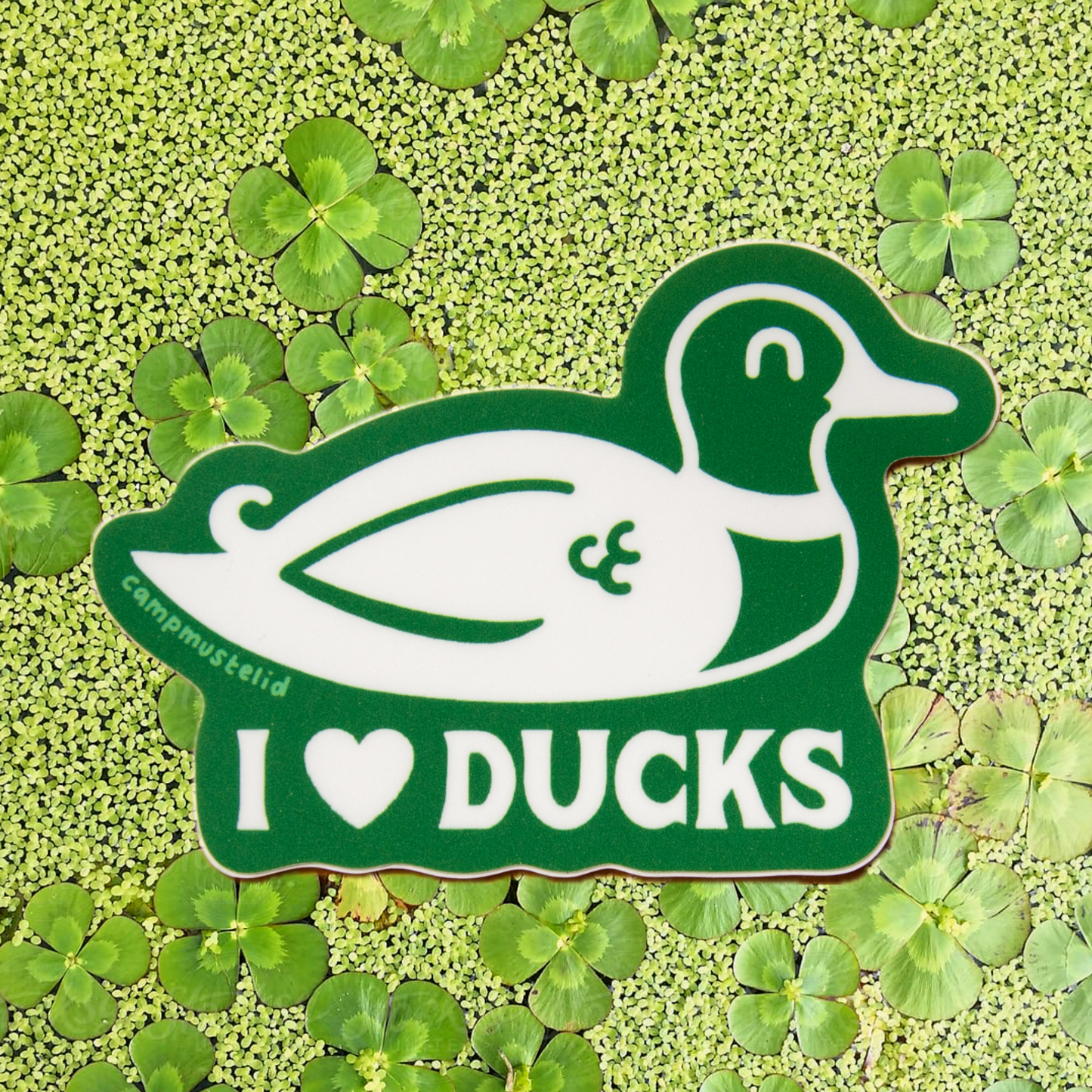 I Heart Ducks Sticker