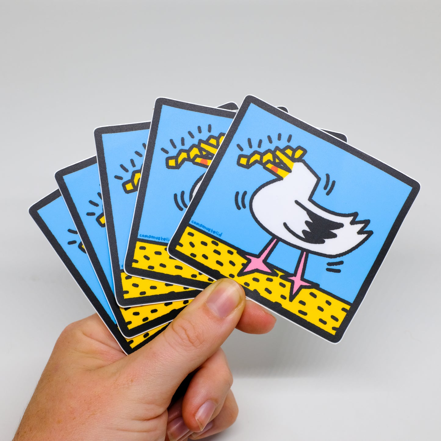 Keith Haring Gull Sticker