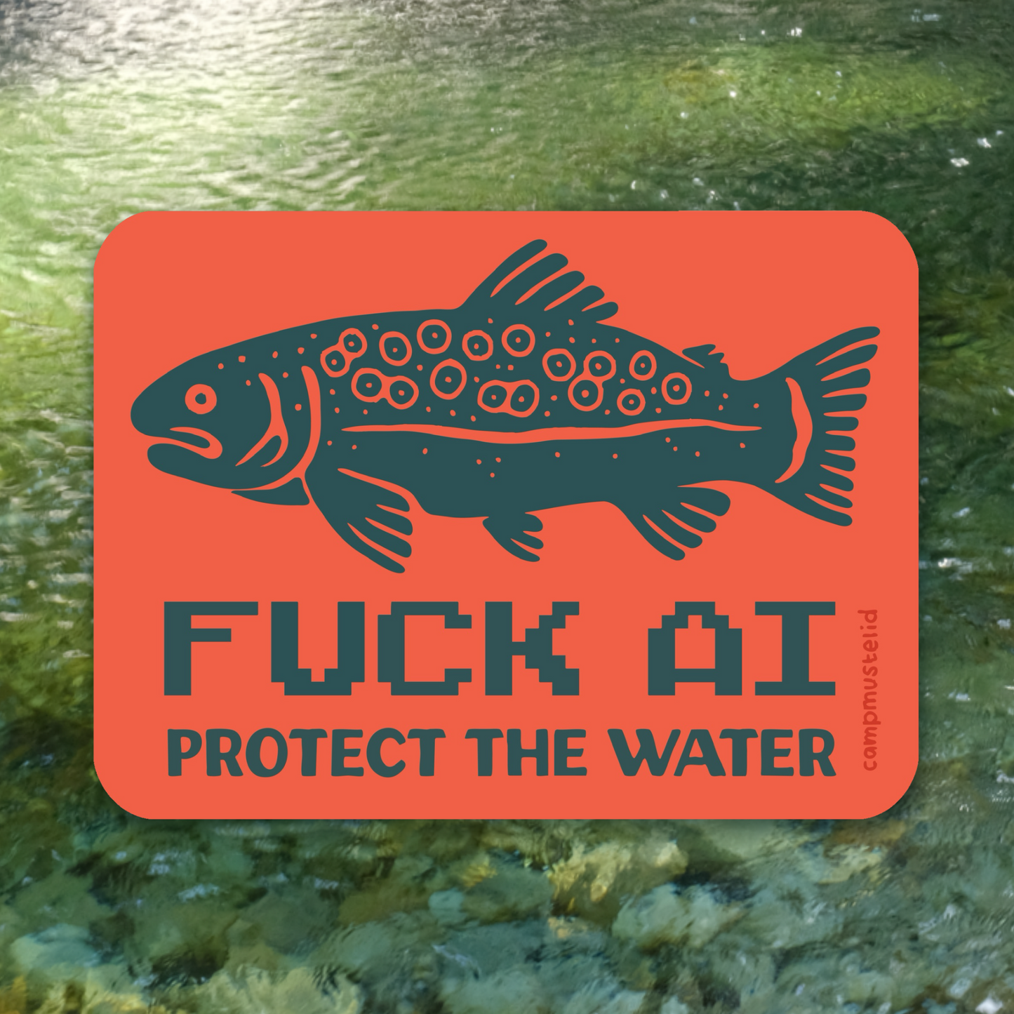 Protect The Water Sticker