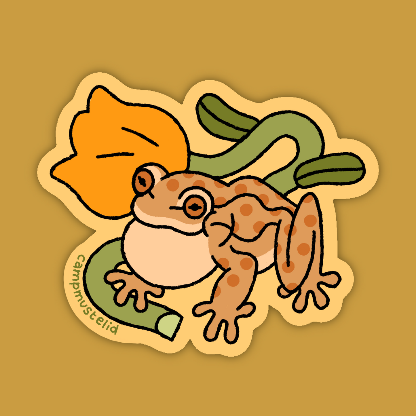 Spring Peeper Sticker