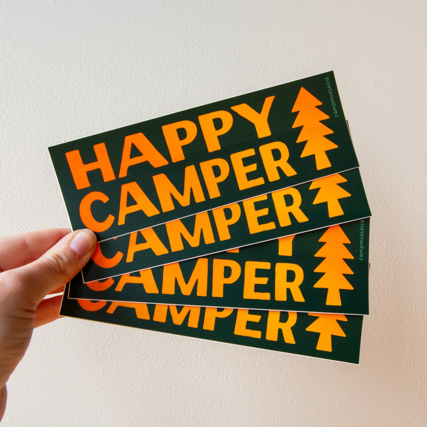 Happy Camper Sticker