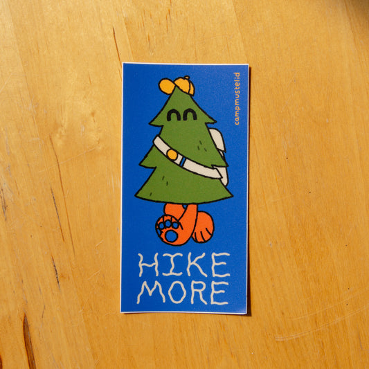 Hike More Sticker