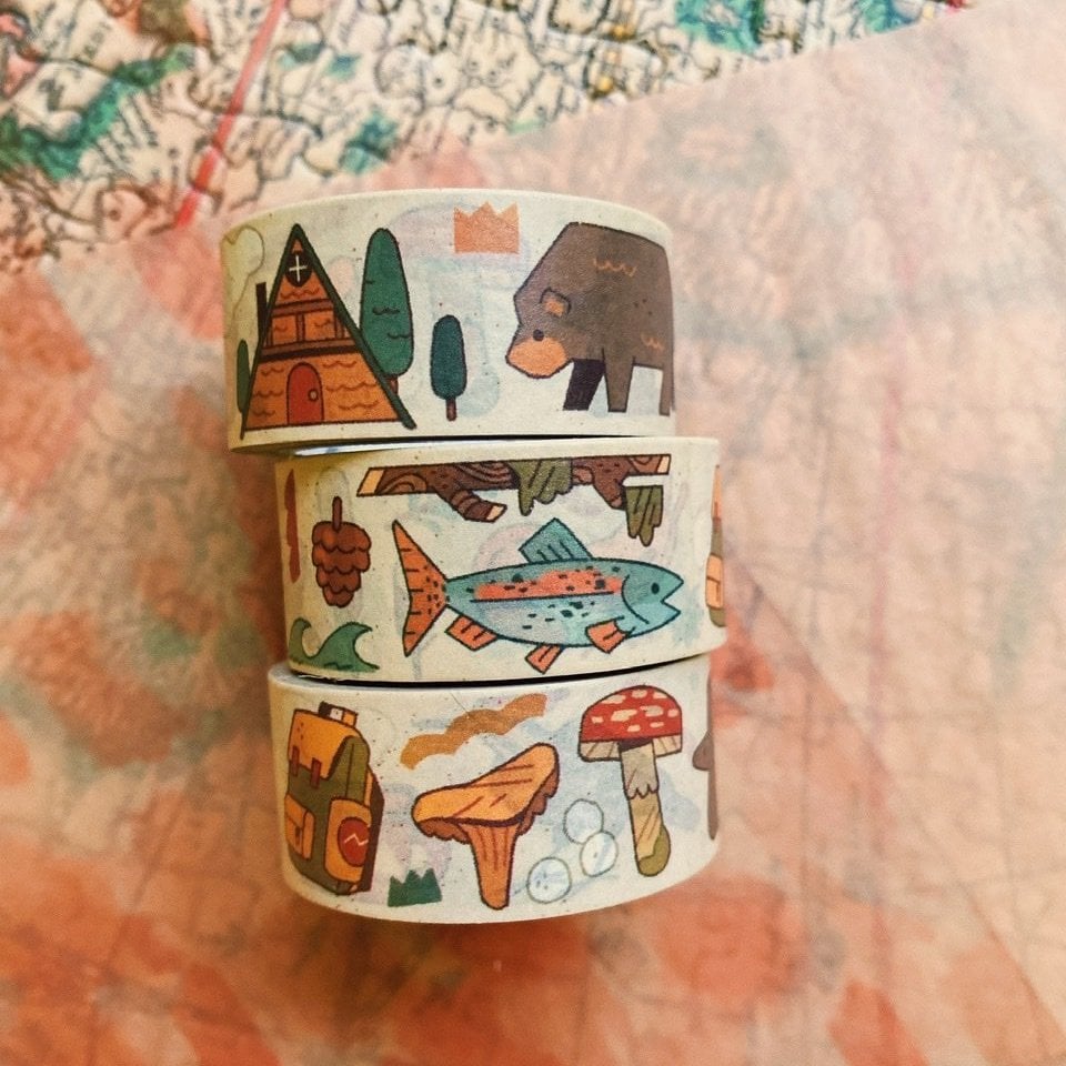 PNW Parks Washi Tape