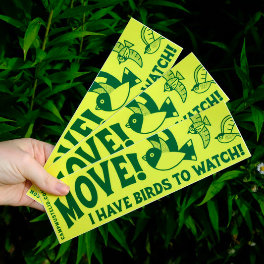 Bird Watching Bumper Sticker