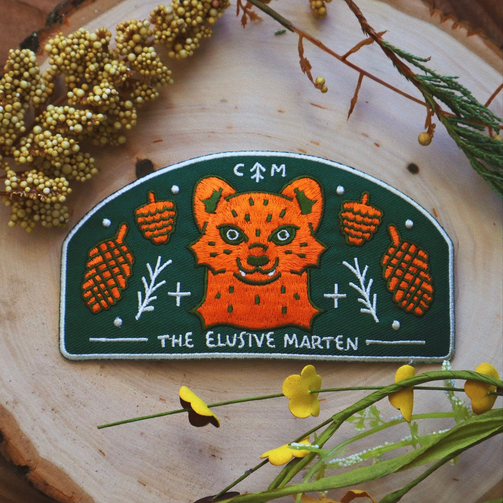 Elusive Marten Embroidered Patch