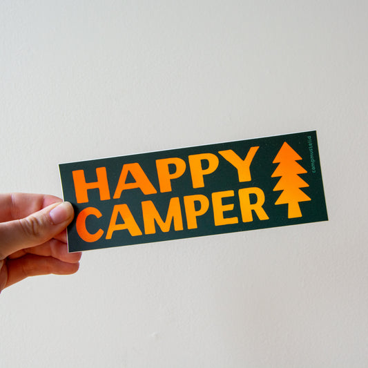 Happy Camper Sticker