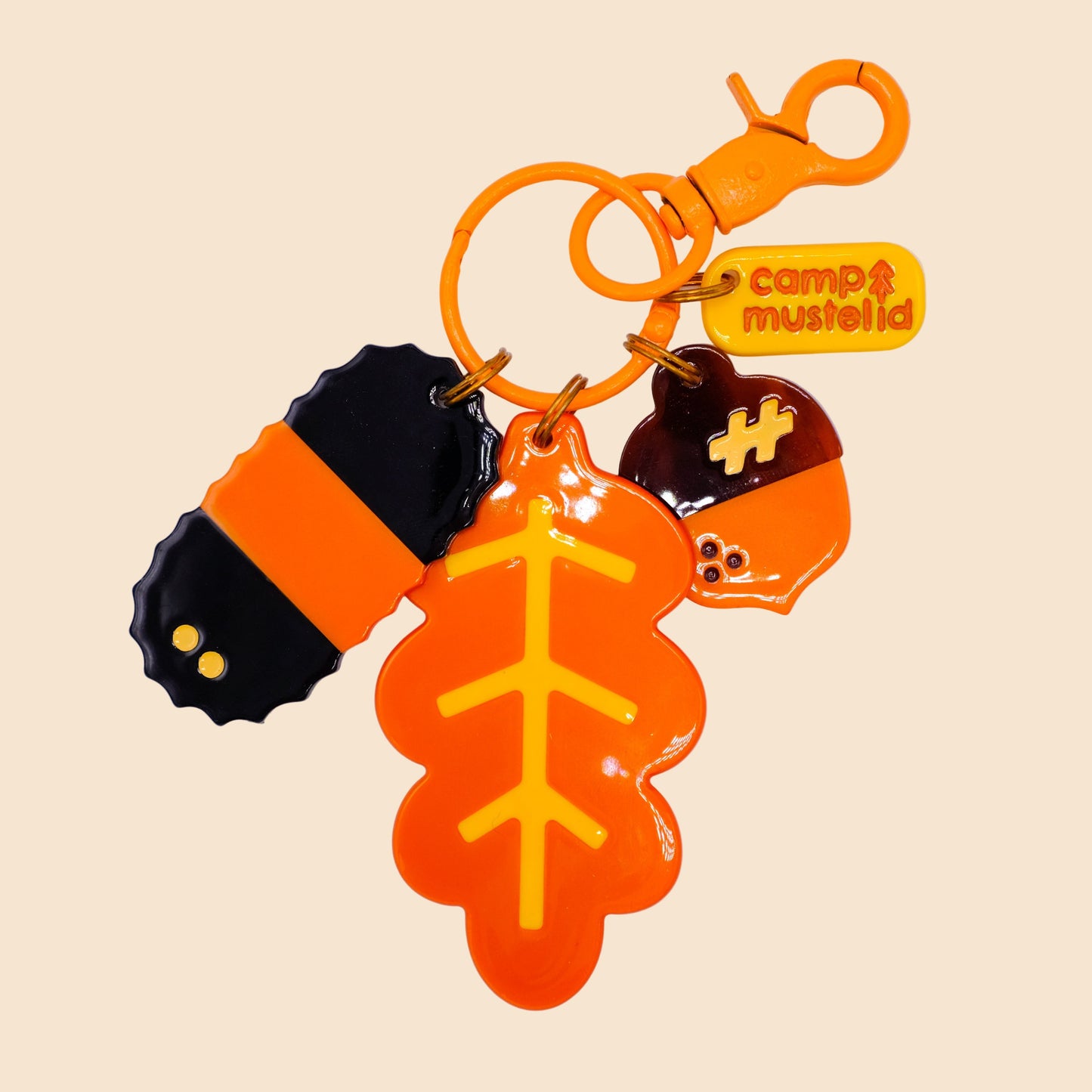 Wooly Bear Bag Charm