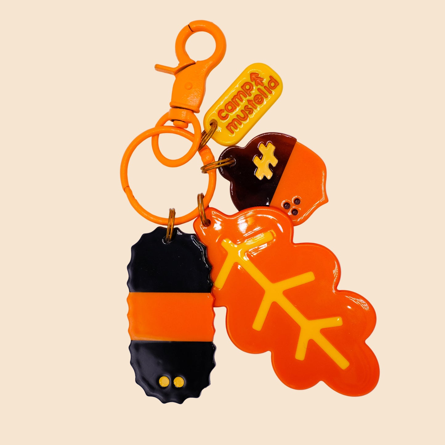 Wooly Bear Bag Charm