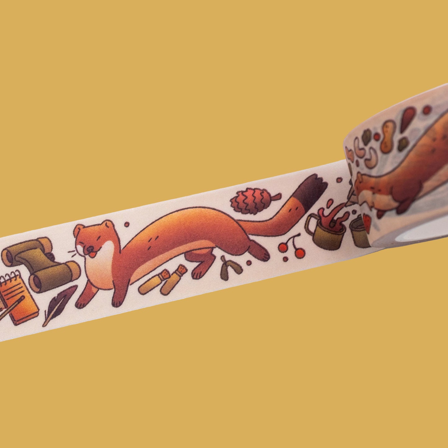 Camping Stoats Washi Tape