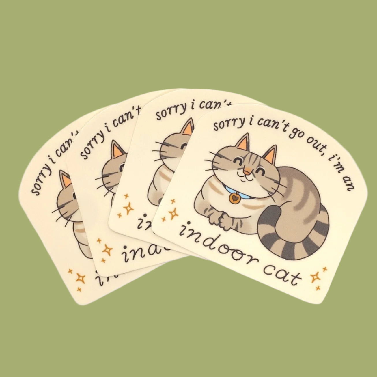 Indoor Cat Sticker