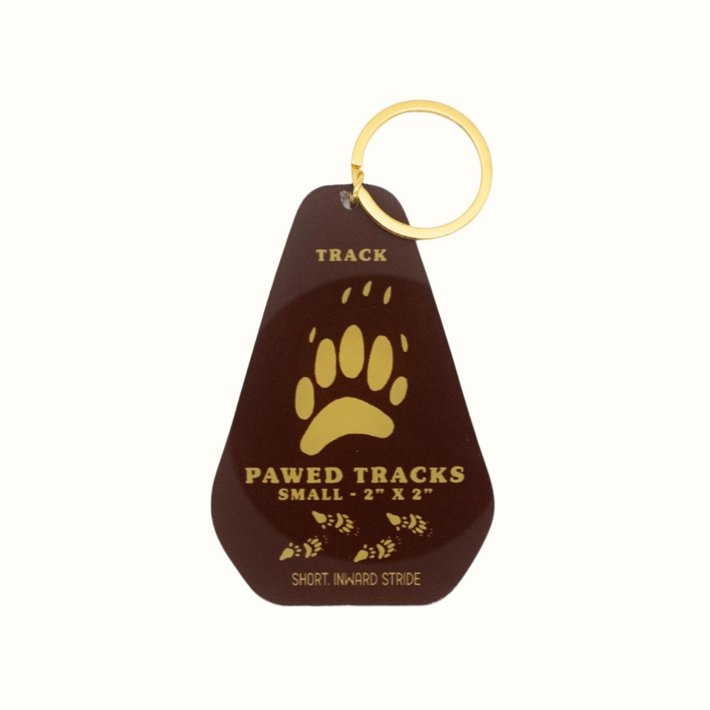 Badger Track Keychain