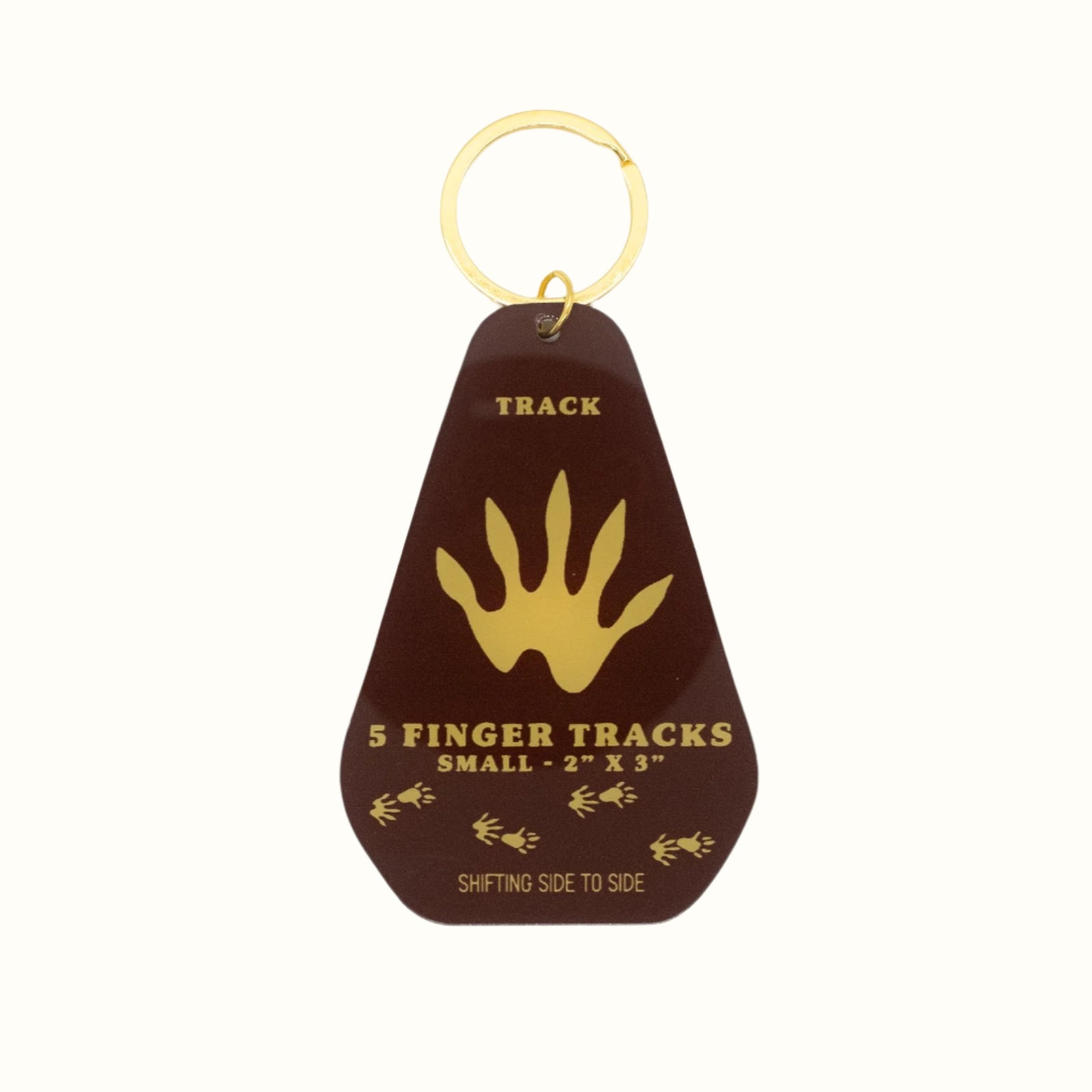 Raccoon Track Keychain