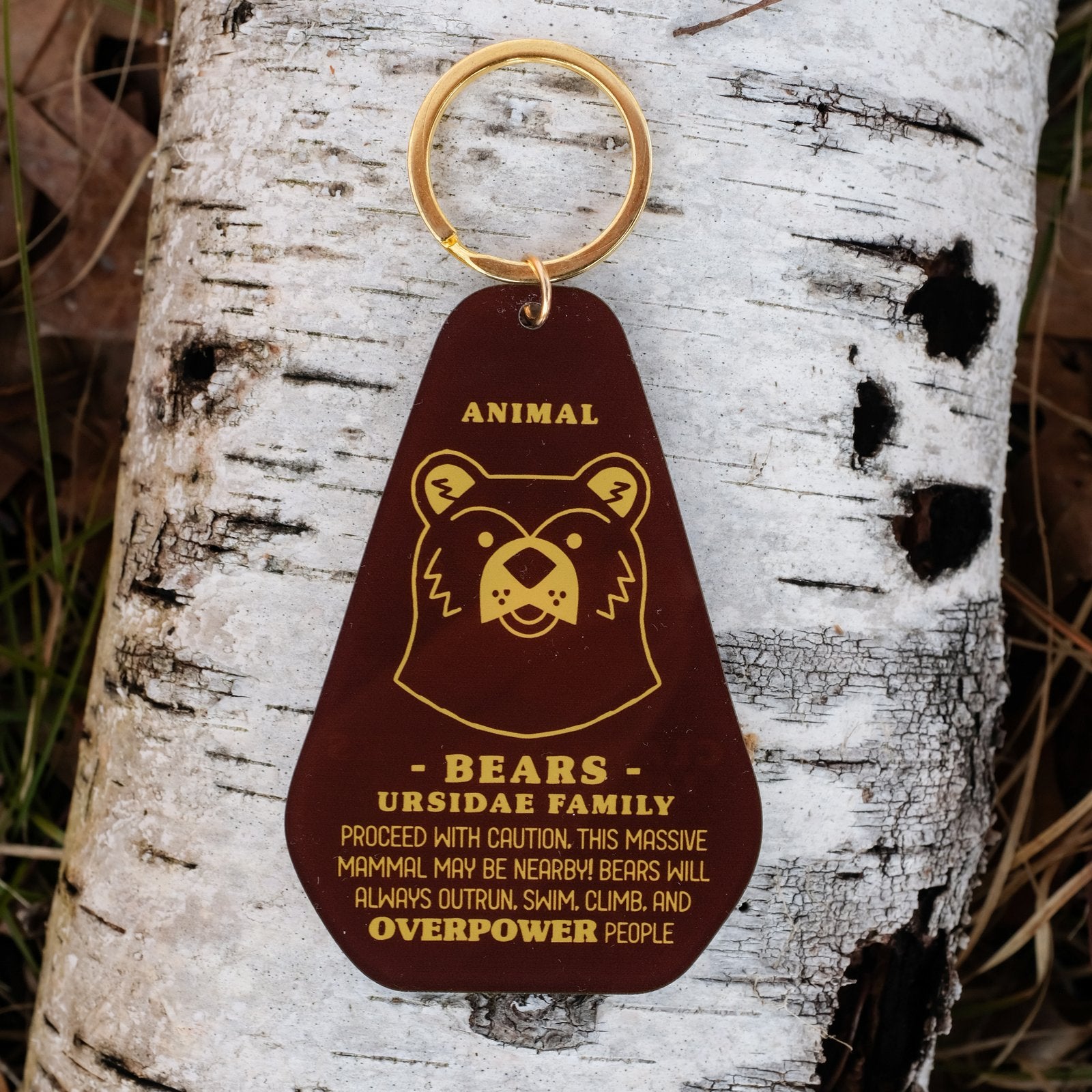 Bear Track Keychain