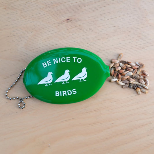 Rubber Bird Seed Wallet