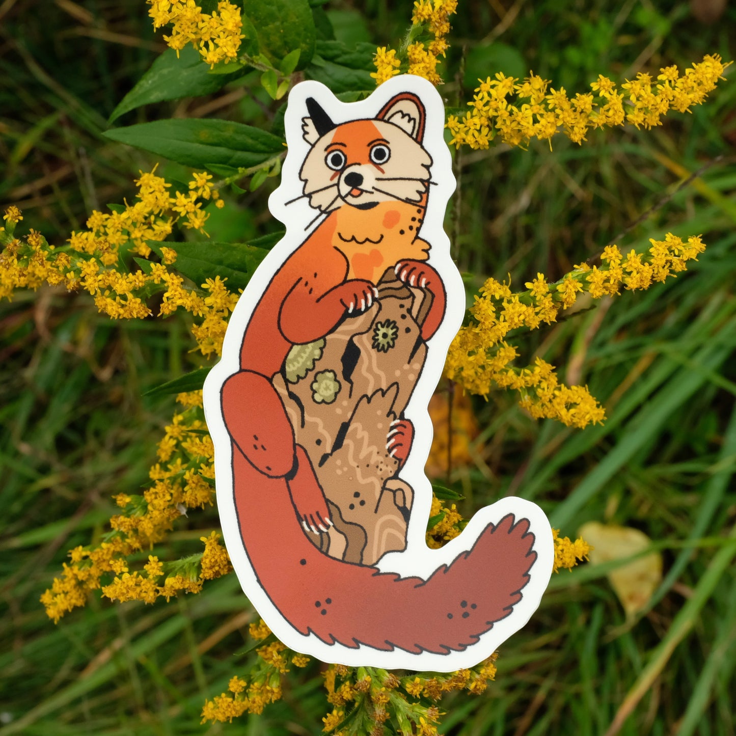 Climbing Marten Sticker