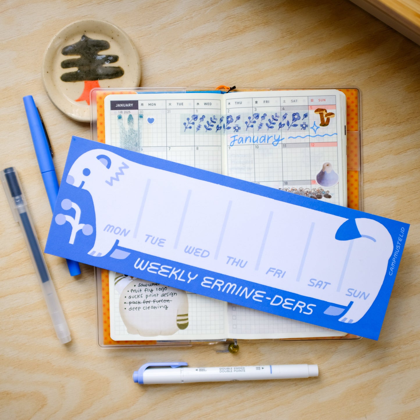 Weekly Ermine-ders Memopad