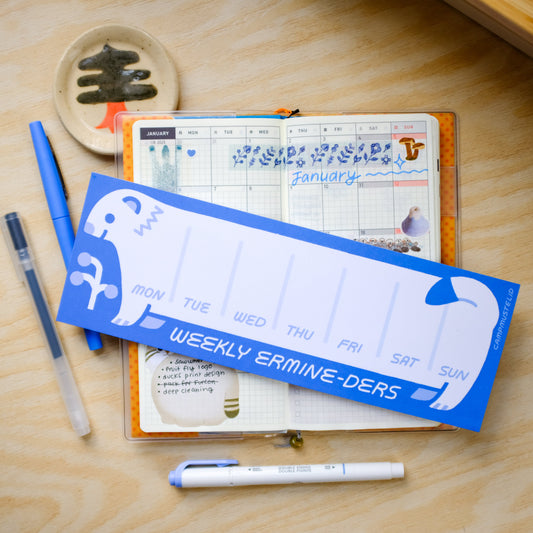Weekly Ermine-ders Memopad