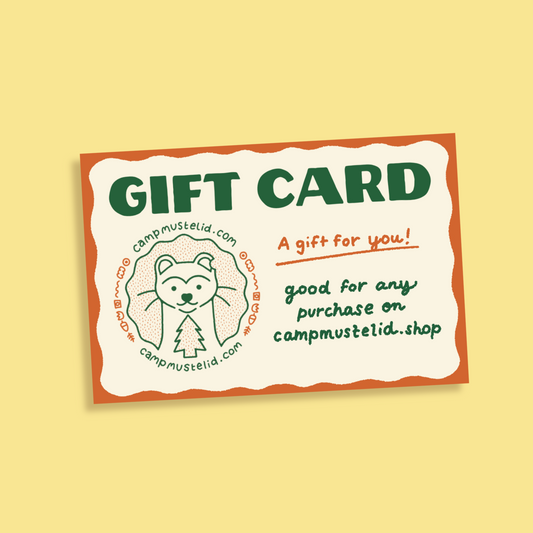 Camp Mustelid Digital Gift Card
