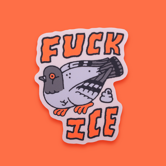 Cool Pigeon Sticker