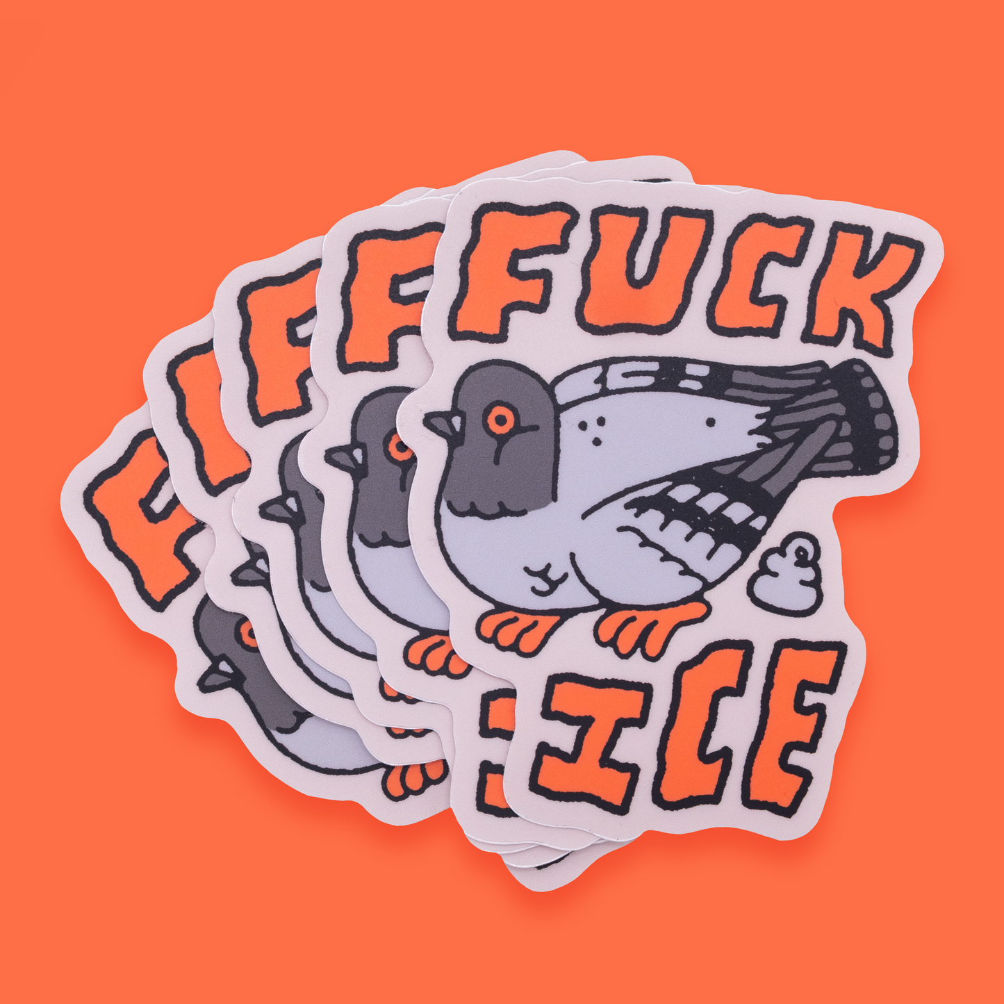 Cool Pigeon Sticker