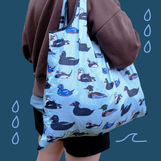 Sea Ducks Packable Tote Bag