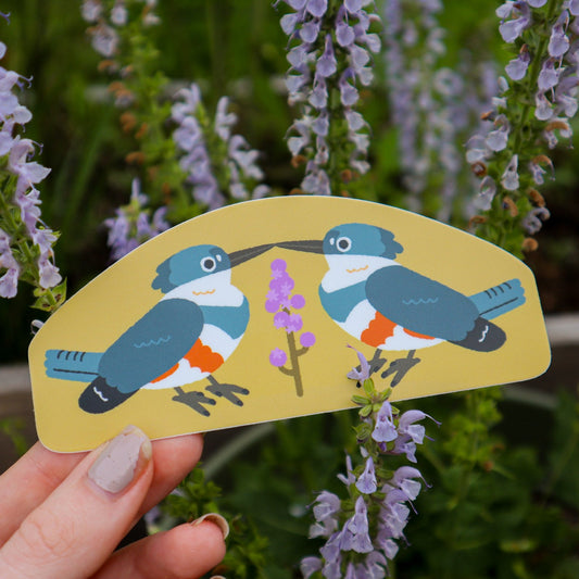 Kingfishers Sticker - Pride Birds