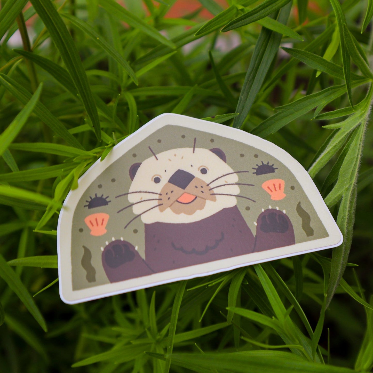 Sea Otter Paws Sticker