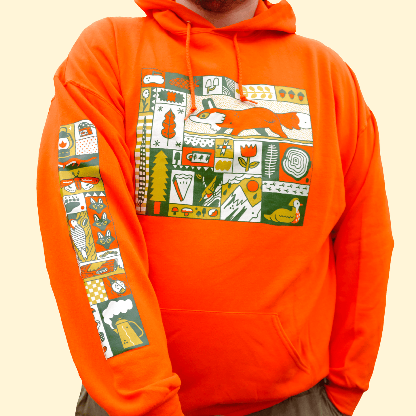 Autumnal Quilt Hoodie