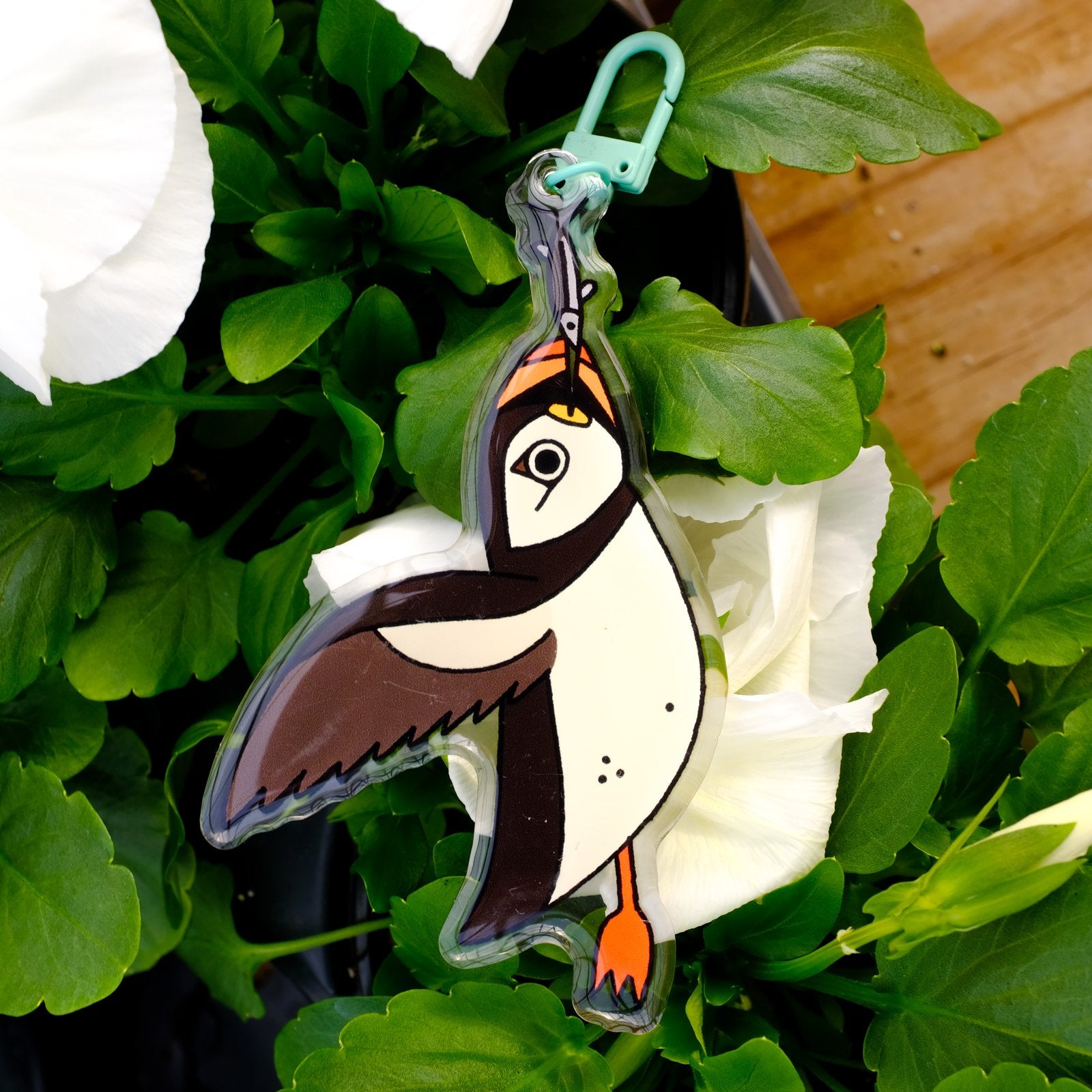 Atlantic Puffin Plumages Acrylic Keychain