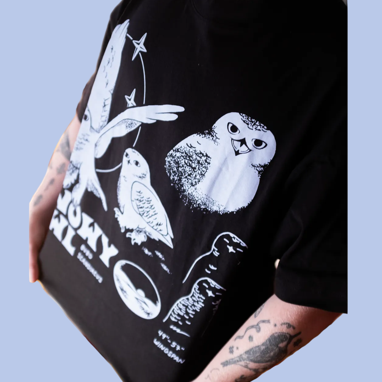 Snowy Owl Boxy Tee