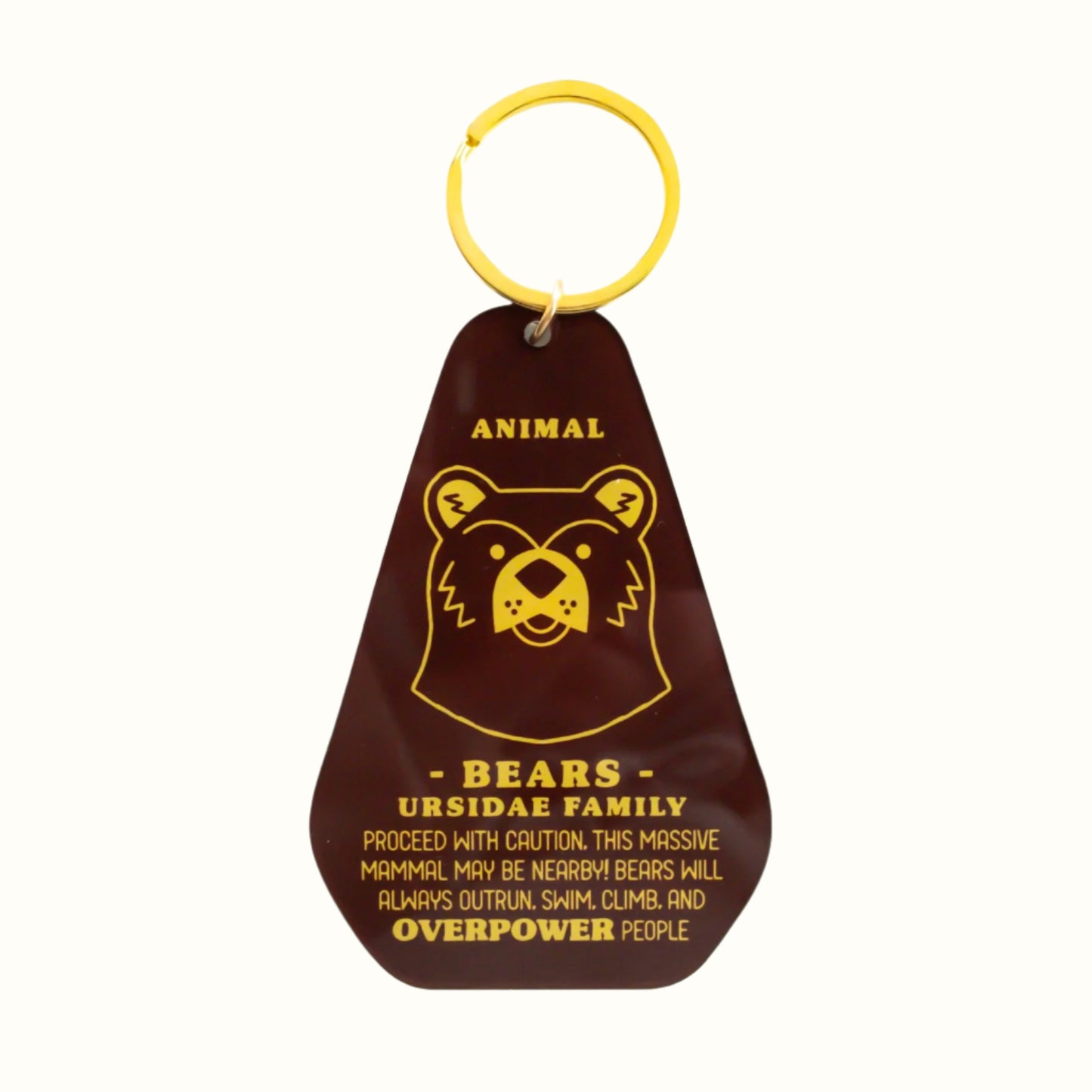 Bear Track Keychain