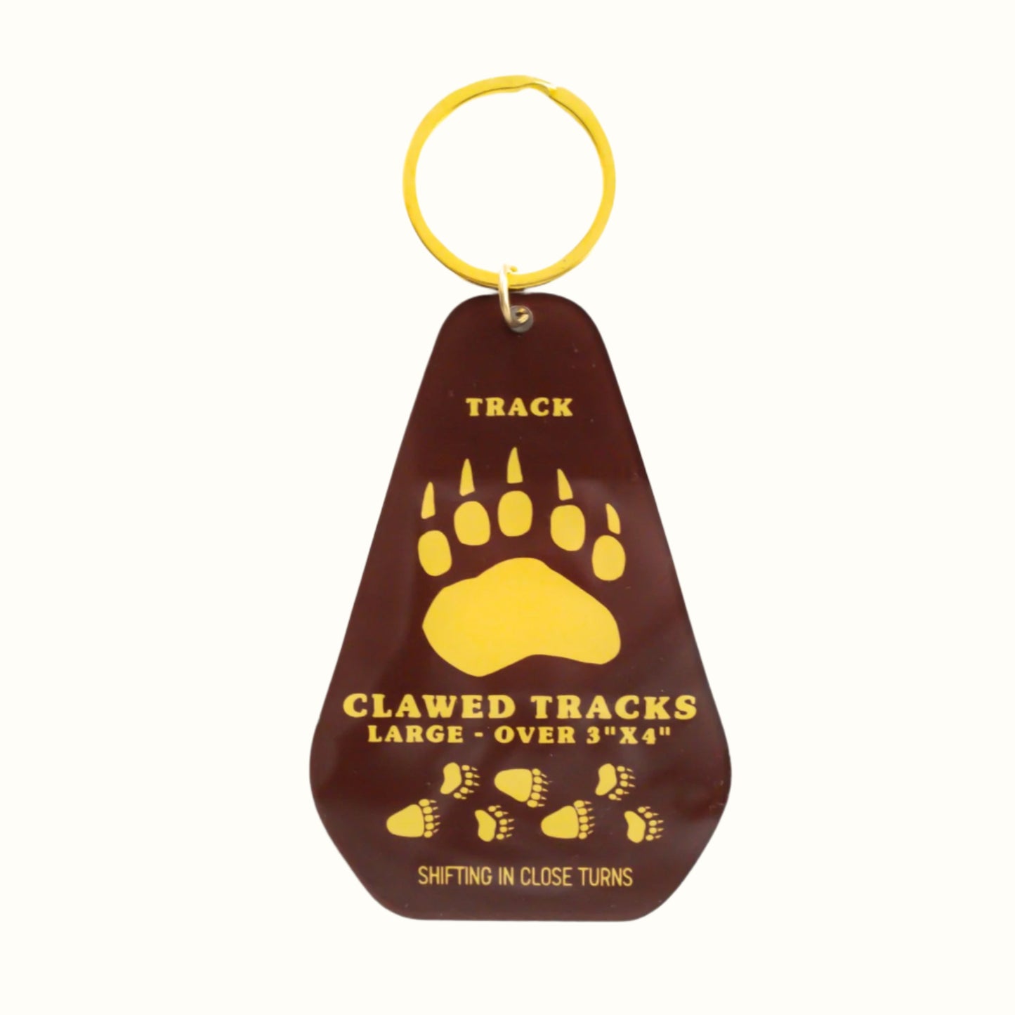 Bear Track Keychain