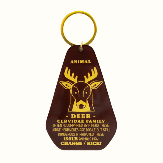 Deer Track Keychain