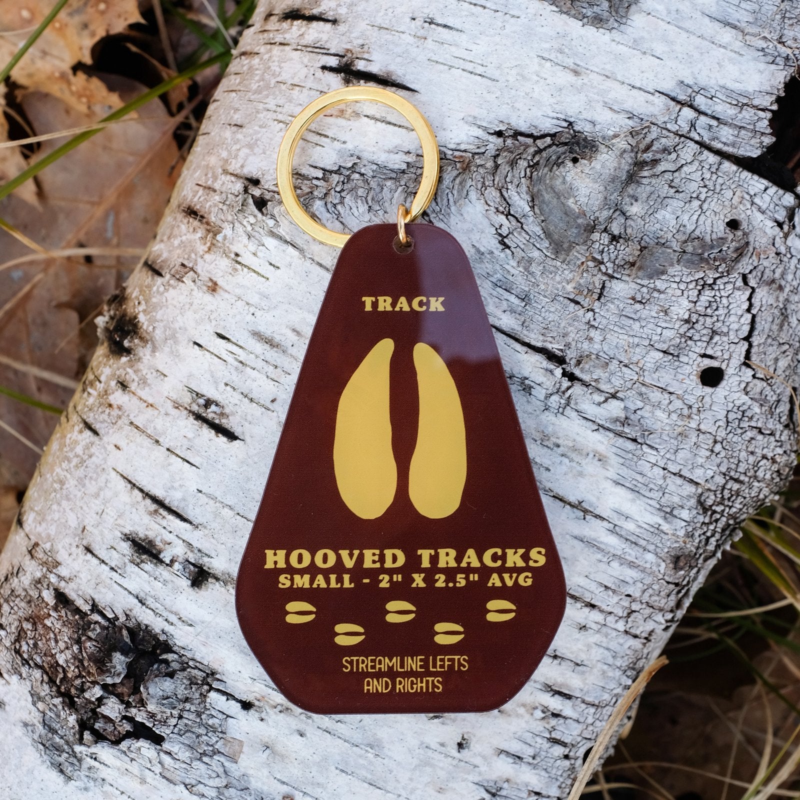 Deer Track Keychain