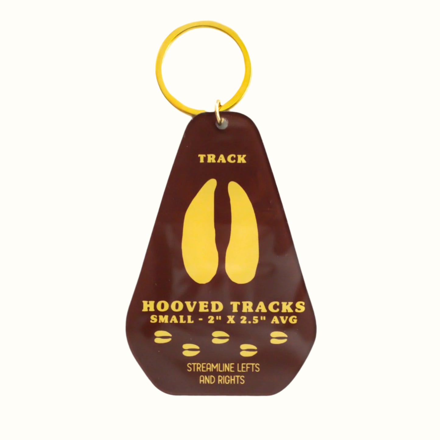 Deer Track Keychain