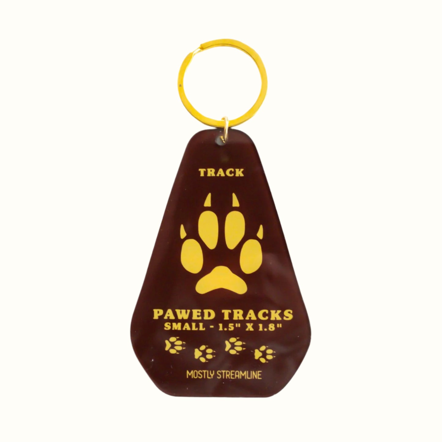 Fox Track Keychain