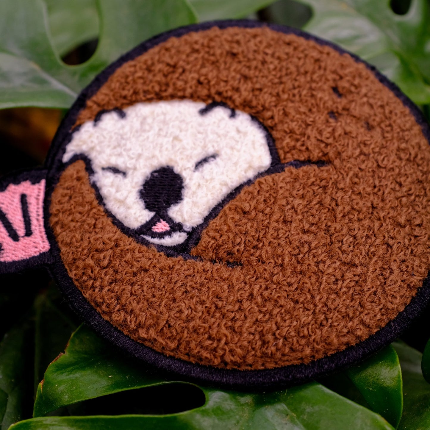 Fuzzy Sea Otter Chenille Patch