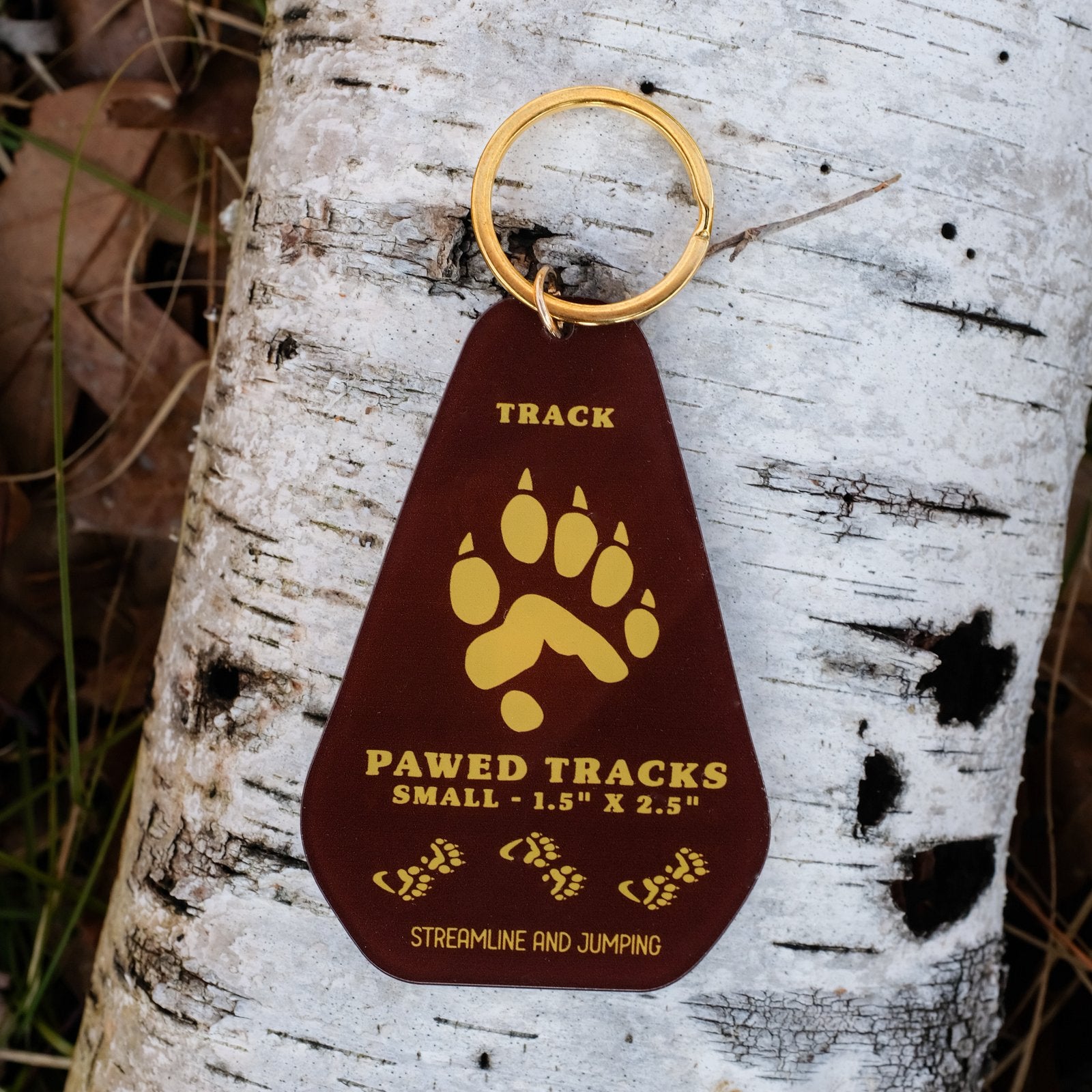 Marten Track Keychain