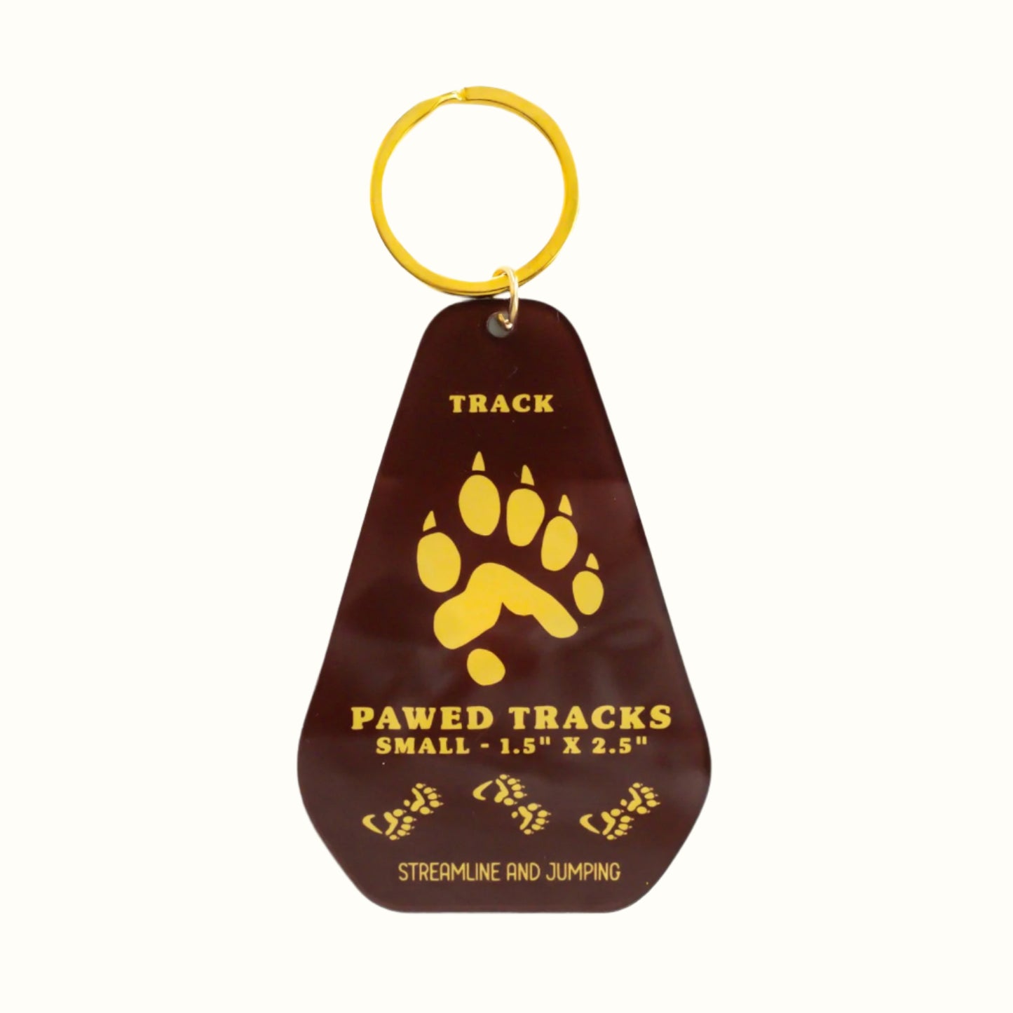 Marten Track Keychain