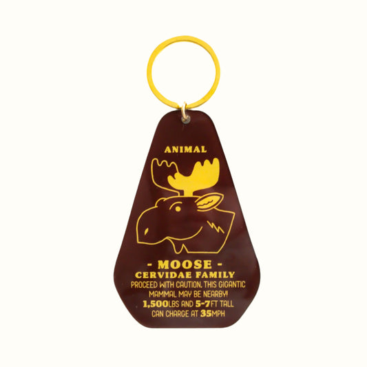 Moose Track Keychain