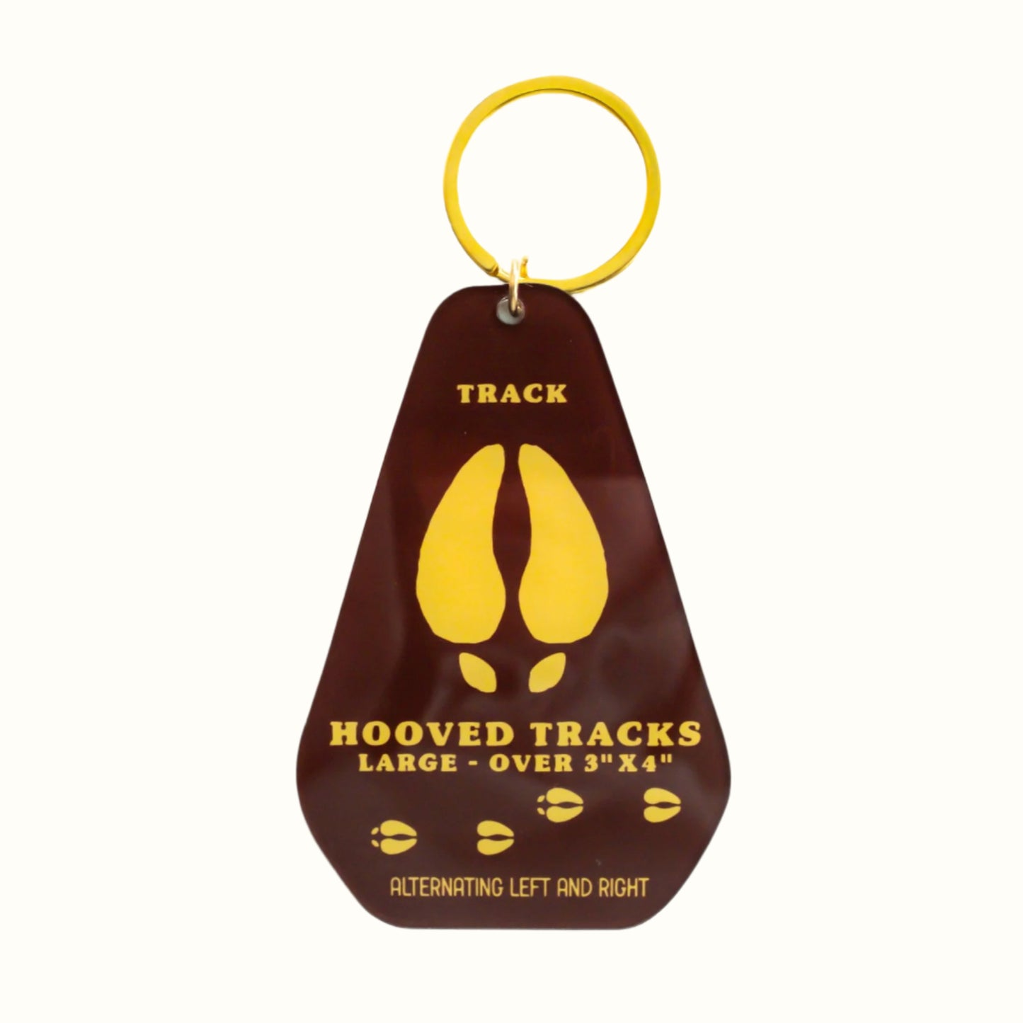 Moose Track Keychain