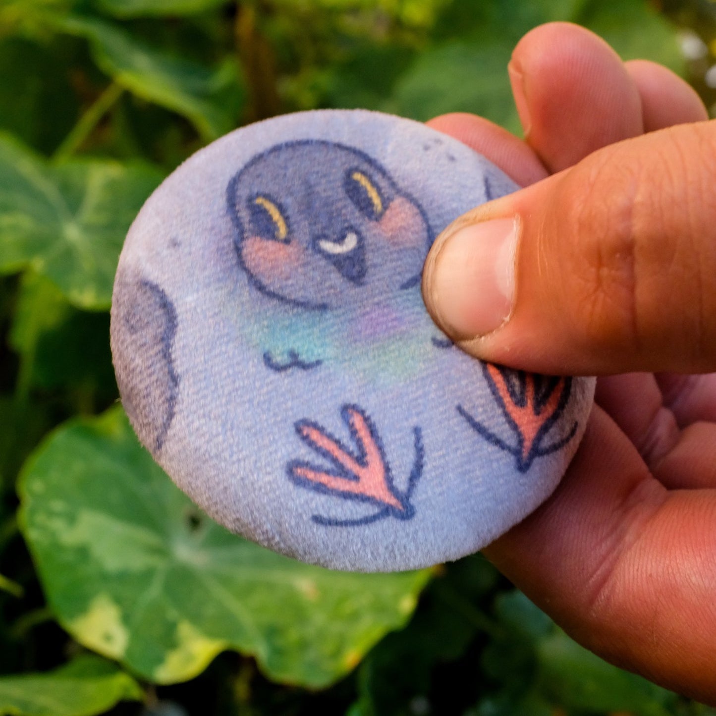 Pigeon Plush Button