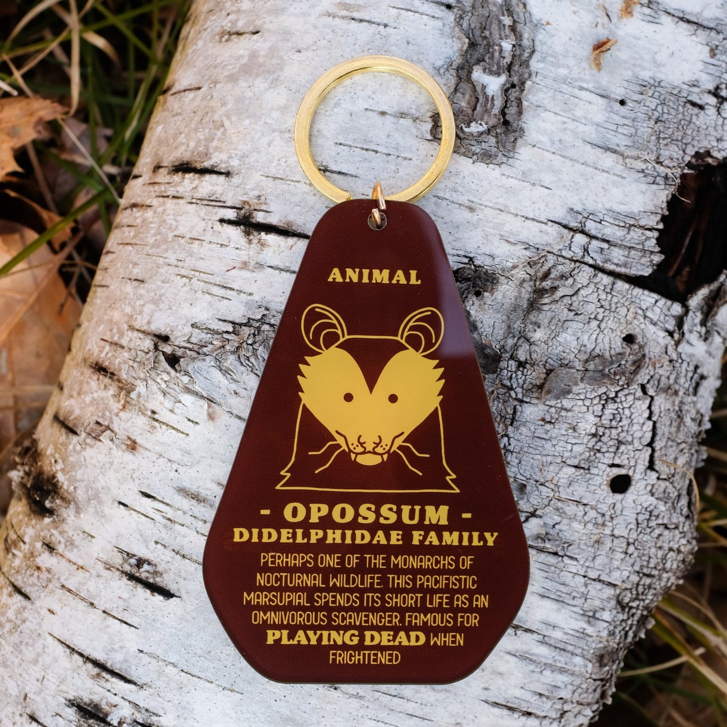 Possum Track Keychain