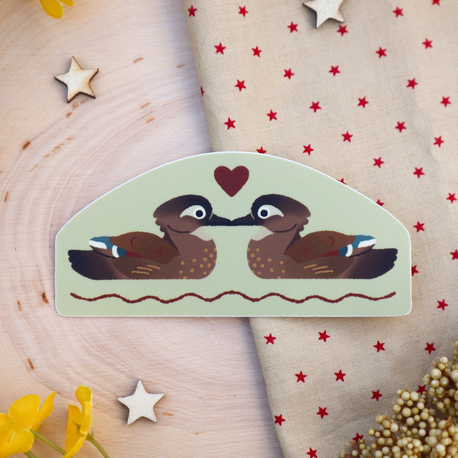 Wood Duck Hens Sticker - Pride Birds