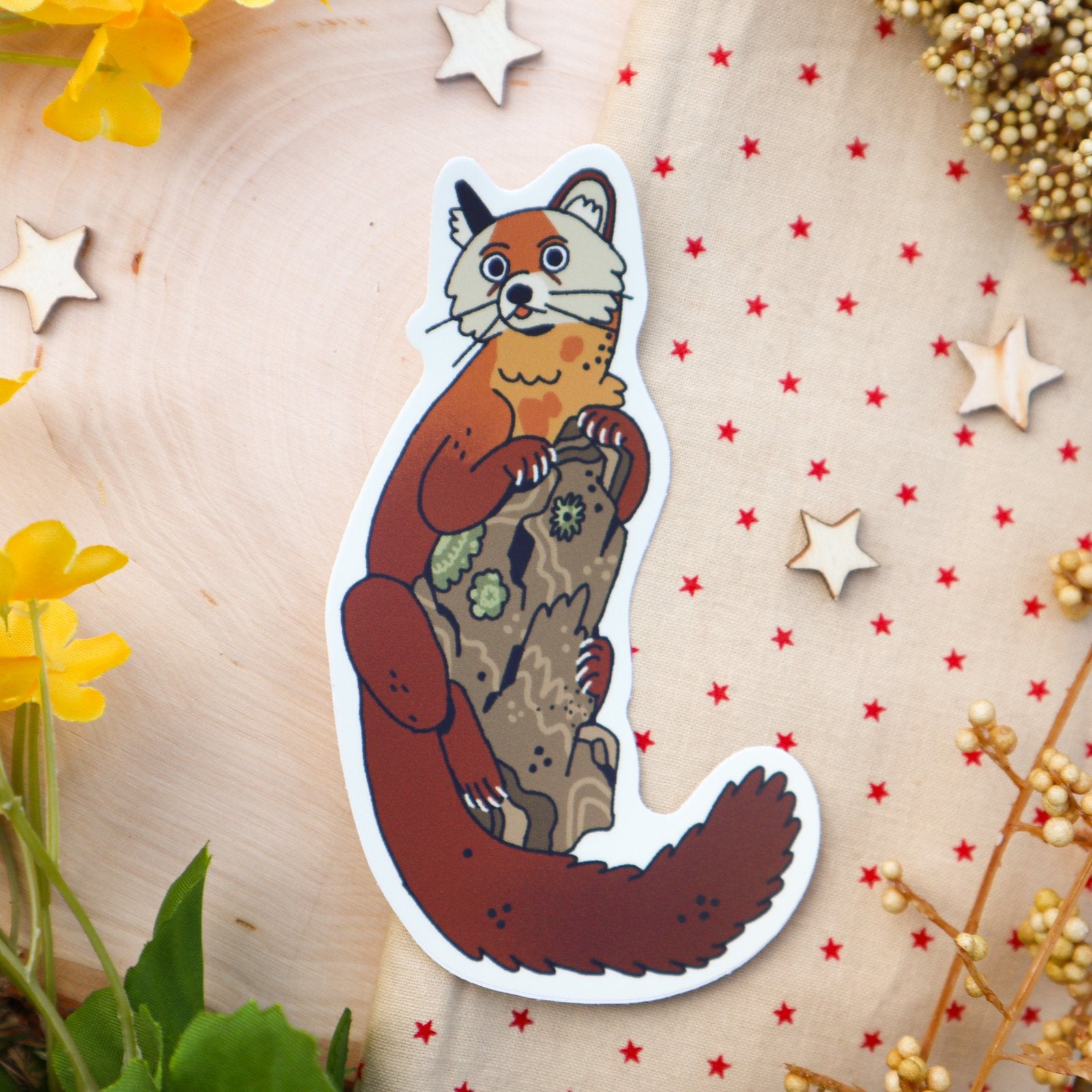 Climbing Marten Sticker 